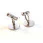 Vintage BAB Sterling Silver Monogrammable Cufflinks 12252013dk