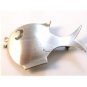 Vintage Beaucraft Modernist Sterling Cute Little Fish Whale Brooch