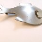 Vintage Beaucraft Modernist Sterling Cute Little Fish Whale Brooch