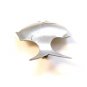 Vintage Beaucraft Modernist Sterling Cute Little Fish Whale Brooch