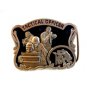 1997 Tactical Officer Enameled Belt Buckle Made in U.S.A.