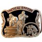1997 Tactical Officer Enameled Belt Buckle Made in U.S.A.