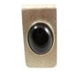 Silvertone & Black Onyx Money Clip