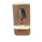 Silvertone & Black Onyx Money Clip