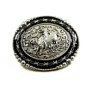 Cowboy Rodeo Bull Riding Belt Buckle by Silver Strike 3D
