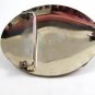 Southwest Handcrafted Buck Deer 4 Nickels Coral Turquoise Belt Buckle USA