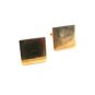 Vintage Gold Tone Square Cufflinks