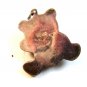 Vintage Sterling Silver Teddy Bear w/ Bow Tie Pendant