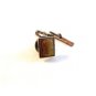 Vintage Silver Tone Carved Cameo of Greek Soldier Pericles ? Tie Tac