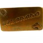 1930's -1940's Western Cowboy Horseshoe Horse Colorado Belt Buckle 10312013