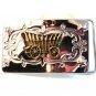 Vintage Conestoga Wagon Western Belt Buckle
