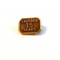 Vintage Gold Filled Croyden 15 Years Lapel Pin