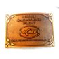Vintage Mobile Synthetic Rutile Plant Kerr McGee KM Belt Buckle