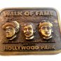 Vintage 1979 Jockeys Hollywood Park Walk of Fame Belt Buckle 6022013cc
