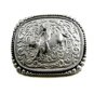 Western Cowboy Rodeo Bull Riding Belt Buckle by Silver Strike 3D