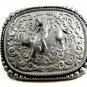 Western Cowboy Rodeo Bull Riding Belt Buckle by Silver Strike 3D