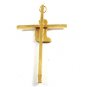 Goldtone Child Kneeling Pendant / Cross 8414