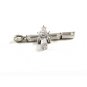 Sterling Silver & CZs Sparkly Cross / Pendant 81814