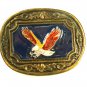 Vintage Enameled American Eagle Belt Buckle Unbranded 71215