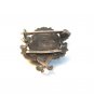 Vintage Sterling Silver Miniature Hand Painted Portrait Heart Brooch