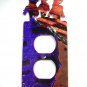 3 Cowboys 3 horses Double Outlet Cover Plate by Steel Images 42315a
