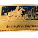 Vintage Rise of the Spirit of Independence Belt Buckle