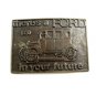 There's a Ford In Your Future Belt Buckle 6914 Not Signed