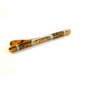 Vintage Gold Tone Damascene Tie Clasp with Arabic Writing