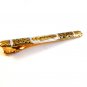 Vintage Gold Tone Damascene Tie Clasp with Arabic Writing