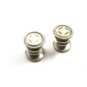 Art Deco True Vintage Silvertone Mother Pearl Cufflinks By COBS LINK 101314