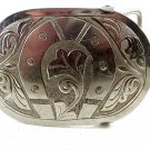 Vintage Silvertone Horseshoe Western Belt Buckle 1042013