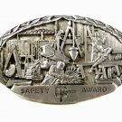 1985 Entex Safety Award Belt Buckle By Indiana Metal Craft 73015