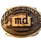 Vintage Macklanburg - Duncan Oklahoma City Belt Buckle