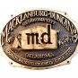 Vintage Macklanburg - Duncan Oklahoma City Belt Buckle