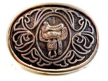 Western Cowboy Horse Saddle Belt Buckle 1414 No.1