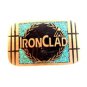 Vintage IronClad Solid Brass Belt Buckle Provo Utah