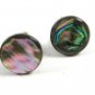 Mexican Old Eagle 3 Taxco Mark Sterling Silver Abalone Cufflinks By ESP 111814