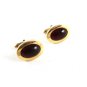 Kreisler Quality Goldtone & Red Cufflinks 11062013