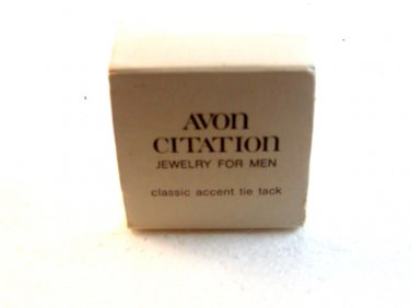 Vintage 1971 Avon Citation Classic Accent Tie Tac MIB