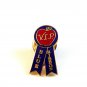 Vintage Red Apple VIP Blue Ribbon Tie Tac