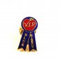 Vintage Red Apple VIP Blue Ribbon Tie Tac