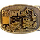 Vintage Fleetguard Construction Equipment Belt Buckle Made In USA