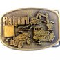 Vintage Fleetguard Construction Equipment Belt Buckle Made In USA