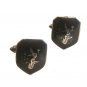 Vintage Siam Sterling Silver Niello Dancer Cufflinks Also Marked Willy