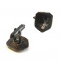 Vintage Siam Sterling Silver Niello Dancer Cufflinks Also Marked Willy