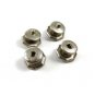 Deco Silvertone Mother Pearl Black Snap Link Cufflinks by Snap Link 103114h