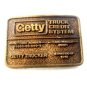 Vintage Getty Truck Credit System Getty Trucker Belt Buckle