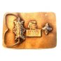 Vintage Getty Truck Credit System Getty Trucker Belt Buckle