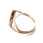 Vintage Native American Sterling Mother Pearl Cuff Bracelet