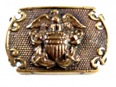 Vintage United States Navy Belt Buckle 62614